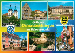 73271173 Donaueschingen Schlosskirche Karlstrasse Schloss Dianabrunnen Donauquel - Donaueschingen