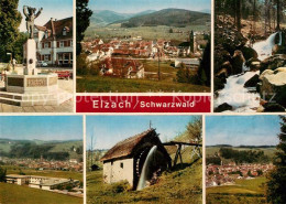 73271169 Elzach Schuttigbrunnen Panorama Elzfaelle Sanatorium Muehle Teilansicht - Elzach