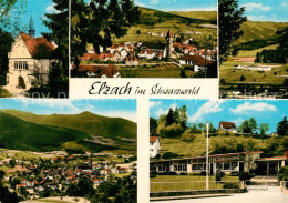 73271155 Elzach Kirche Panorama Kurhaus Elzach - Elzach