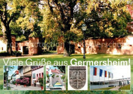 73271144 Germersheim Strasse Brunnen Wappen Rheinbruecke Germersheim - Germersheim