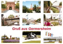 73271139 Germersheim Tor Kirche Bruecke Parkansichten Germersheim - Germersheim