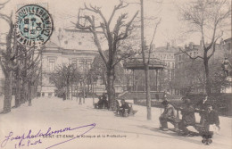 CPA - 42 - Saint-Etienne - Le Kiosque Et La Préfecture - Animée - Circulée En 1904 - Saint Etienne