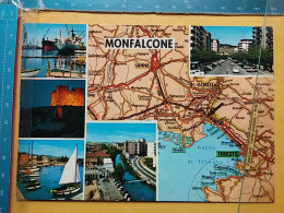 KOV 421-48 - ITALIA, ITALY, MONFALCONE, PLANE, MAP - Autres & Non Classés