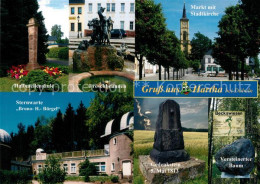 73270931 Hartha Doebeln Halbmeilensaeule Froschbrunnen Markt Stadtkirche Sternwa - Sonstige & Ohne Zuordnung