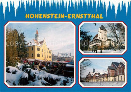73270884 Hohenstein-Ernstthal Marktplatz Rathaus Berggasthaus Pfaffenberg Bethle - Hohenstein-Ernstthal