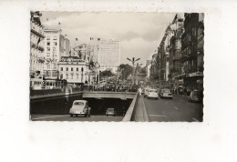 BRUXELLES - Bd Du Jardin Botanique Et Vue Sur Le Building De La Prévoyance Sociale (carte Photo Animée) - Prachtstraßen, Boulevards