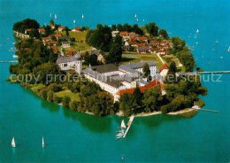 73270734 Fraueninsel Chiemsee Fliegeraufnahme Abtei Frauenwoerth Fraueninsel Chi - Sonstige & Ohne Zuordnung