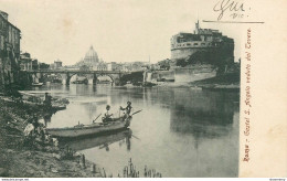 CPA Roma-Castel S.Angelo Nveduto Dal Tevere       L1945 - Castel Sant'Angelo