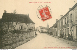 CPA La Roche En Brenil-Grande Rue-Timbre      L1385 - Andere & Zonder Classificatie