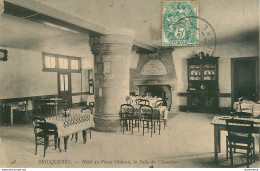 CPA Bricquebec-Hôtel Du Vieux Château, La Salle Des Chevaliers-Timbre      L1385 - Bricquebec