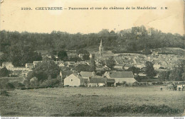 CPA Chevreuse-Panorama Et Vue Du Château De La Madeleine-2299    L2058 - Chevreuse