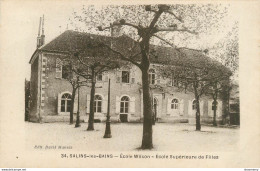 CPA Salins Les Bains-Ecole Wilson-Ecole Supérieure De Filles-34   L2062 - Autres & Non Classés