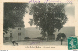 CPA Alise Sainte Reine-Place De La Mairie-Timbre   L2062 - Andere & Zonder Classificatie