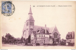 CPA Le Touquet Paris Plage-L'église Jeanne D'Arc-200-Timbre     L2416 - Le Touquet