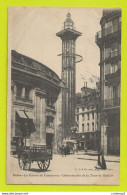 75 PARIS La Bourse De Commerce Observatoire De La Tour De Médicis Attelage Chevaux Charrette En 1907 - Andere Monumenten, Gebouwen