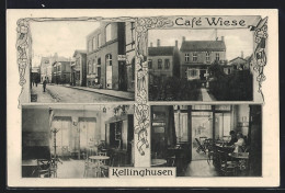 AK Kellinghusen, Cafe Wiese, Innenansichten  - Kellinghusen