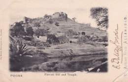 POONA              PARVAT I HILL AND TEMPLE     PRECURSEUR   +  TIMBRES - Inde