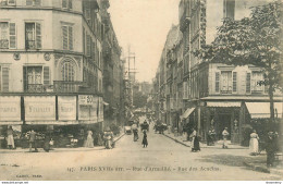 CPA Paris-Rue D'Armaillé-Rue Des Acacias-147-Timbre       L1740 - Paris (17)