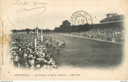 CPA Chantilly-Les Courses,le Derby,l'arrivée-Timbre      L1191 - Chantilly