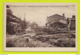 43 AUZON Vers Brioude L'inondation Du 16 Juin 1930 Quartier De La Rivière Haute VOIR DOS - Brioude