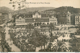 CPA Nice-Le Casino Municipal Et La Place Masséna-53-Timbre       L1651 - Monumenten, Gebouwen