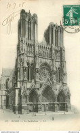 CPA Reims-La Cathédrale-97-Timbre      L1653 - Reims