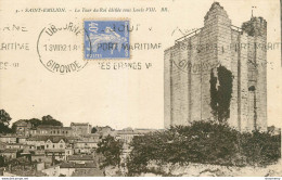 CPA Saint Emilion-La Tour Du Roi-5-Timbre     L1653 - Saint-Emilion