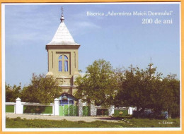 2017  Moldova Moldavie Moldau. Goian Ciorescu  Christianity. Bessarabia. Church. 200 Years. Postcard. - Moldavia