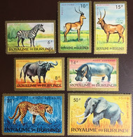 Burundi 1964 Animals Air Gold Frame Complete Set MNH - Otros & Sin Clasificación