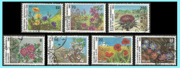 Greece- Grece -Hellas 1989:  Wildflowers" - Compl. Set- Used - Usati