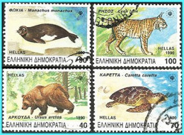 GREECE- GRECE- HELLAS 1990:   compl. Set Used - Used Stamps