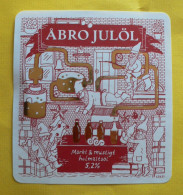 THEME NOEL / LUTINS : ABRO JULÖL (NORVEGE) : ETIQUETTE BIERE NEUVE - Bier