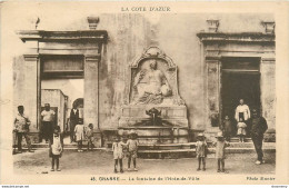 CPA Grasse-La Fontaine De L'hotel De Ville-Timbre-animée   L1195 - Grasse