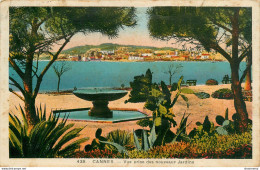 CPA Cannes-Vue Prise Des Nouveaux Jardins-Timbre      L2154 - Cannes