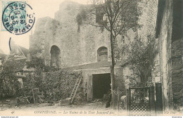 CPA Compiègne-Les Ruines De La Tour Jeanne D'Arc-41-Timbre     L2328 - Compiegne