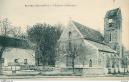 CPA Janvry-L'église Et Le Monument     L2331 - Autres & Non Classés