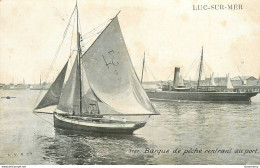 CPA Luc Sur Mer-Barque De Pêche Rentrant Au Port    L1703 - Luc Sur Mer