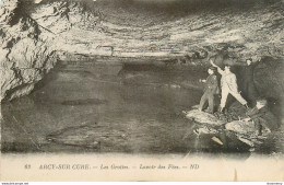 CPA Arcy Sur Cure-Les Grottes-Lavoir Des Fées    L1797 - Autres & Non Classés