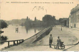 CPA Joinville Le Pont-Les Bords De La Marne-Le Quai Beaubourg        L1234 - Joinville Le Pont