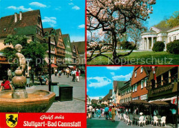 73269563 Bad Cannstatt Brunnen Kurhaus Fussgaengerzone Bad Cannstatt - Stuttgart