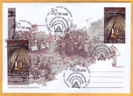 2021 2011  Moldova Moldavie 80 Years Of The First Deportation Of  Bessarabia. Stalin. USSR Special  Cancellation - Moldova