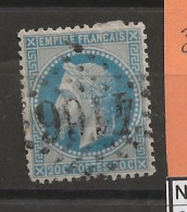 N 29A Ob Gc4166 - 1863-1870 Napoleon III Gelauwerd