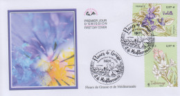 Enveloppe   FDC  1er  Jour    FRANCE     Fleurs  De   GRASSE   Et  De   Méditerranée    2020 - 2020-…