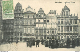 CPA Bruxelles-La Grand'place-Timbre     L1119 - Plazas