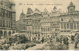 CPA Bruxelles-La Grand'place Et Maisons Des Corporations-Beau Timbre     L1119 - Marktpleinen, Pleinen