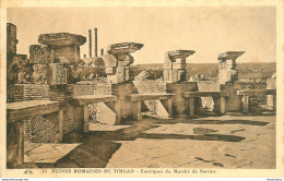 CPA Ruines Romaines De Timgad-Boutique Du Marché De Sertius      L1534 - Andere & Zonder Classificatie