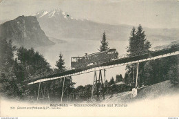 CPA Rigi Bahn-Schnurtobelbrücke Und Pilatus     L1770 - Altri & Non Classificati