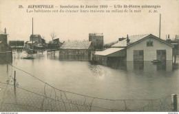 CPA Alfortville-Inondation De Janvier 1910-L'ile St-Pierre Submergée     L1399 - Alfortville