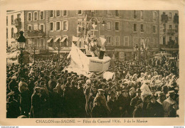 CPA Chalon Sur Saône-Fêtes De Carnaval 1936       L1398 - Chalon Sur Saone