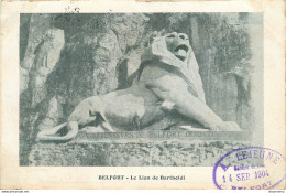 CPA Belfort-Le Lion-Timbre     L1405 - Belfort – Le Lion